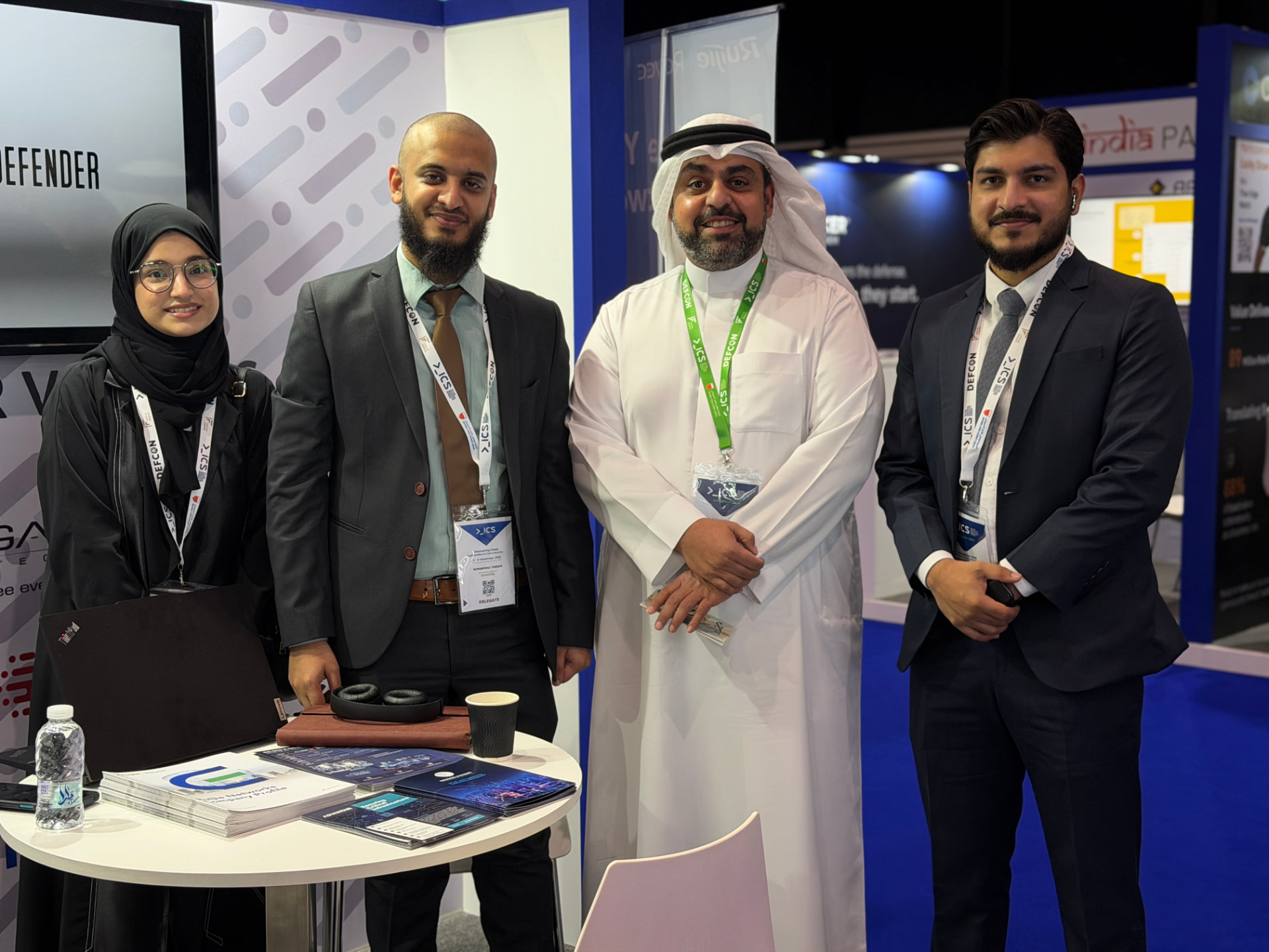 The Advantari team at their exhibition stand